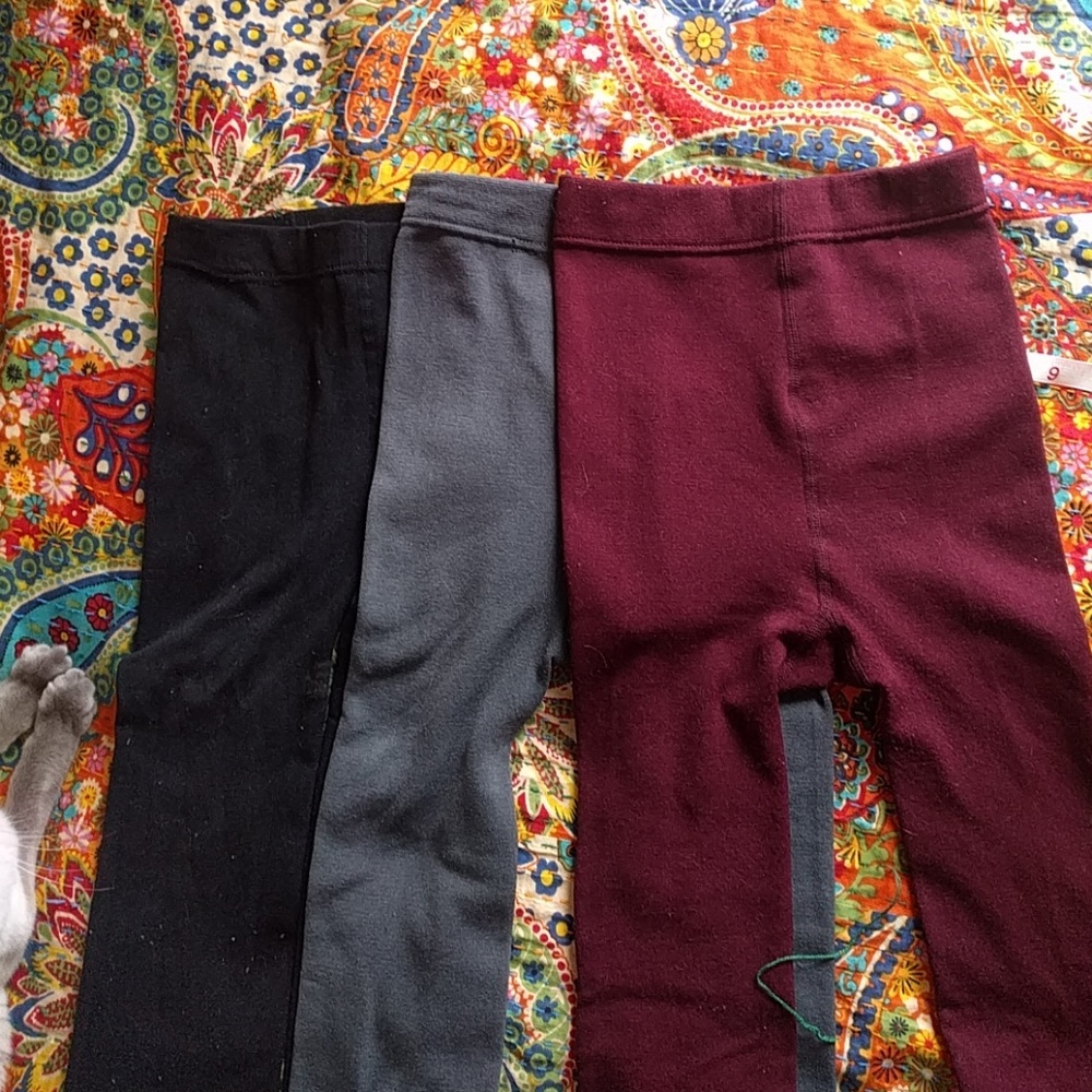 Fleece lined tights 3 pairs - Picture 1 of 2